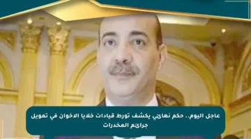 عاجل اليوم.. حكم نهائي يكشف تورط قيادات خلايا الإخوان في تمويل جرائم المخدرات